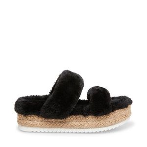New Steve Madden Katana Faux Fur Slippers
